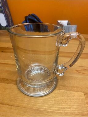 Clear Glass Handle Mug Classic Transparent Drinkware